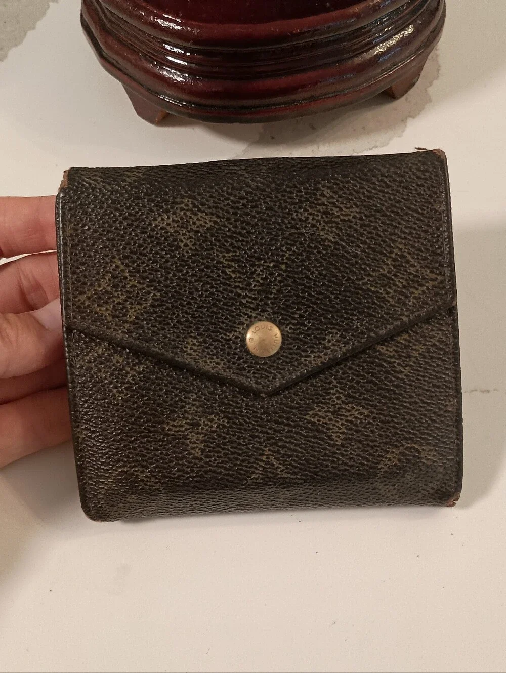 Louis Vuitton Vintage Monogram Elise Trifold Wallet